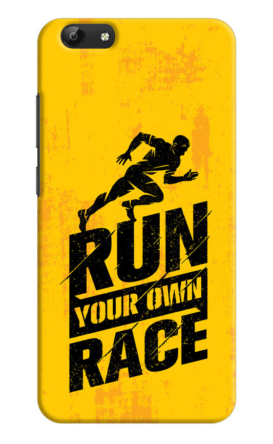 Run Your Own Race Vivo Y69 Hard Case Back Cover by Casekaro