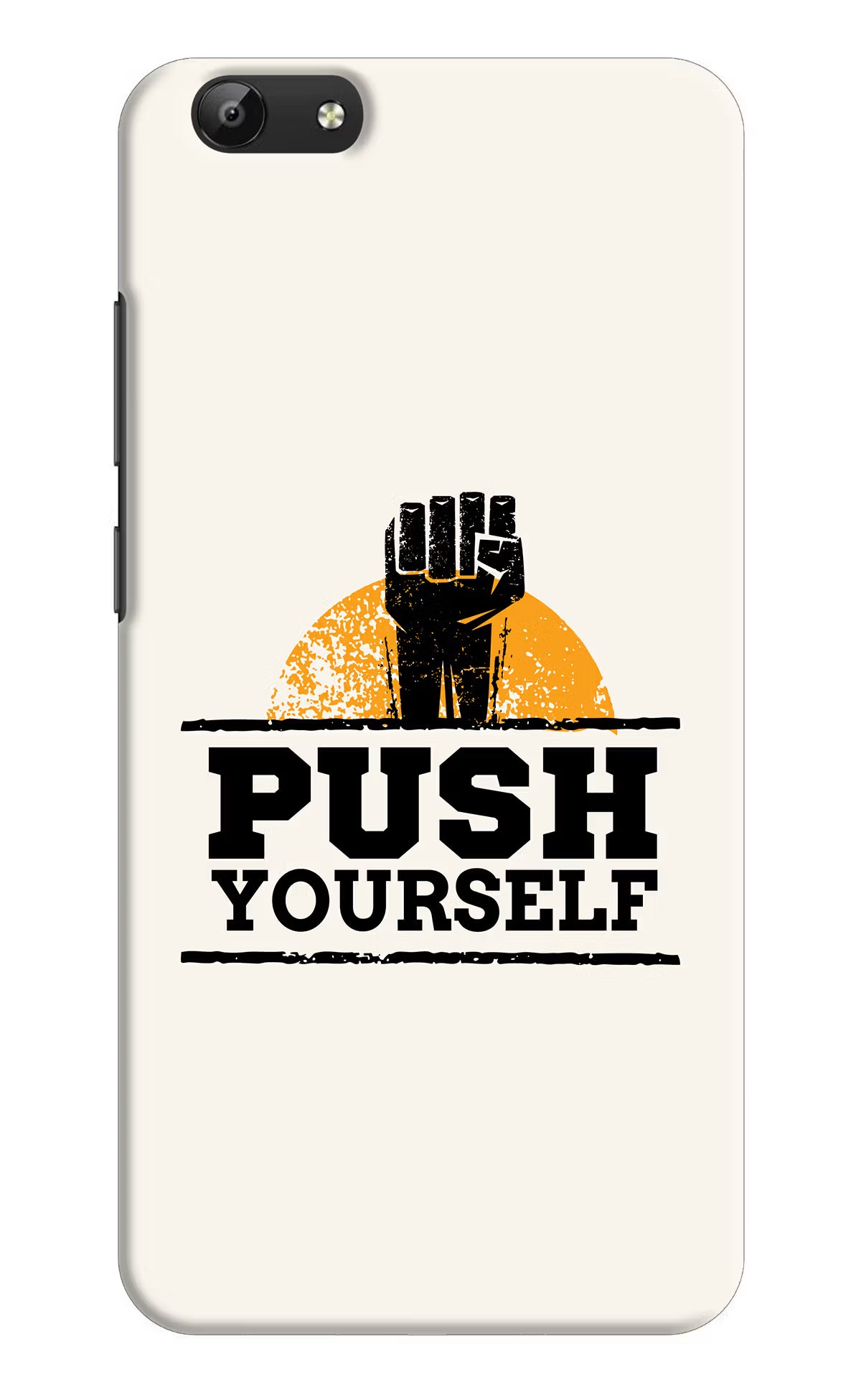 Push Yourself Vivo Y69 Hard Case Back Cover by Casekaro