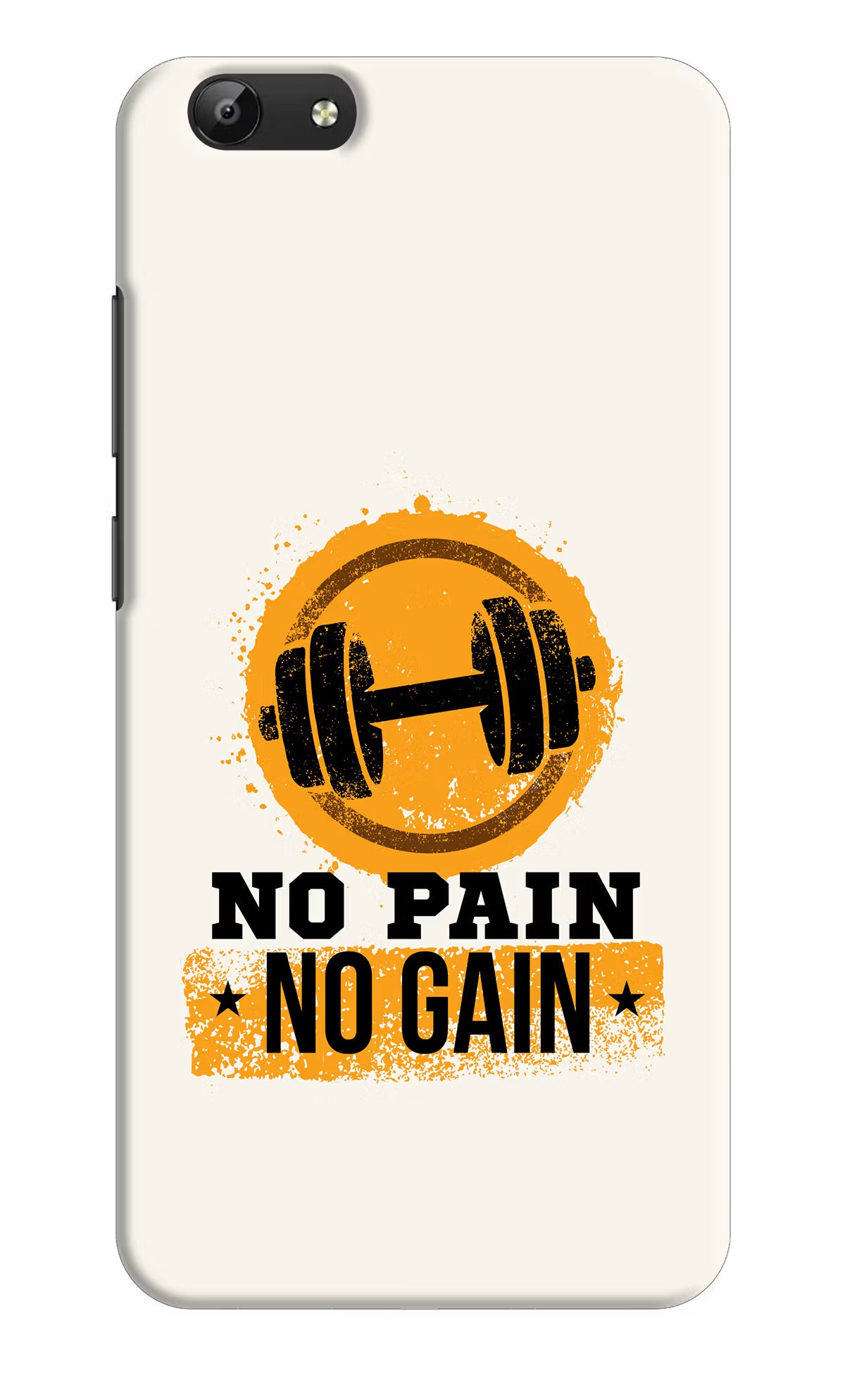 No Pain No Gain Vivo Y69 Hard Case Back Cover by Casekaro