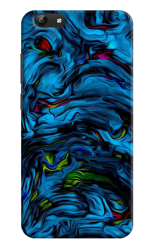 Dark Blue Abstract Vivo Y69 Back Cover