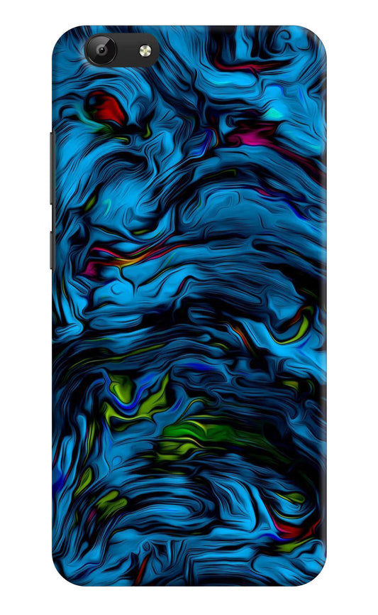 Dark Blue Abstract Vivo Y69 Hard Case Back Cover by Casekaro