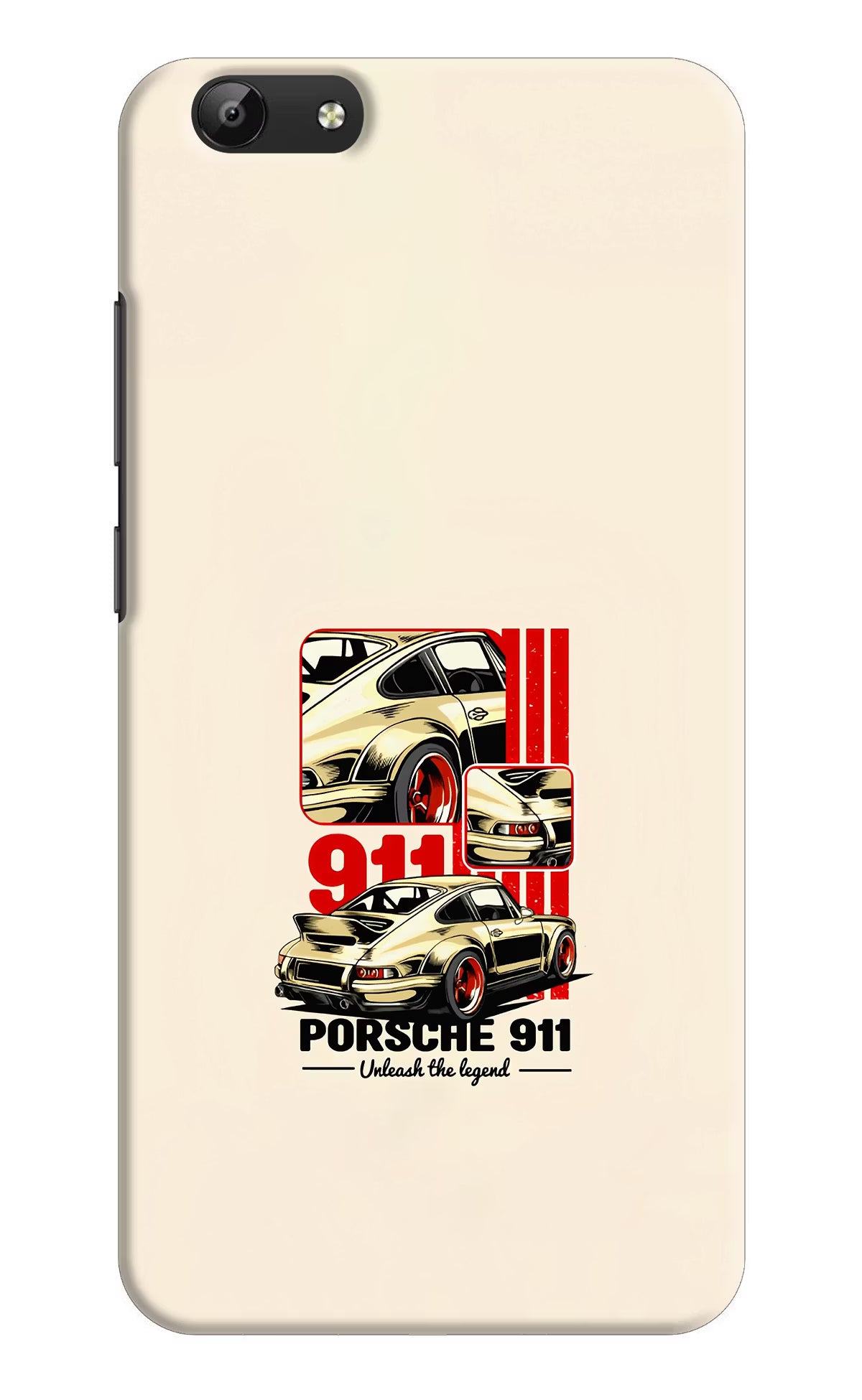 Classic Porsche 911 Vivo Y69 Hard Case Back Cover by Casekaro