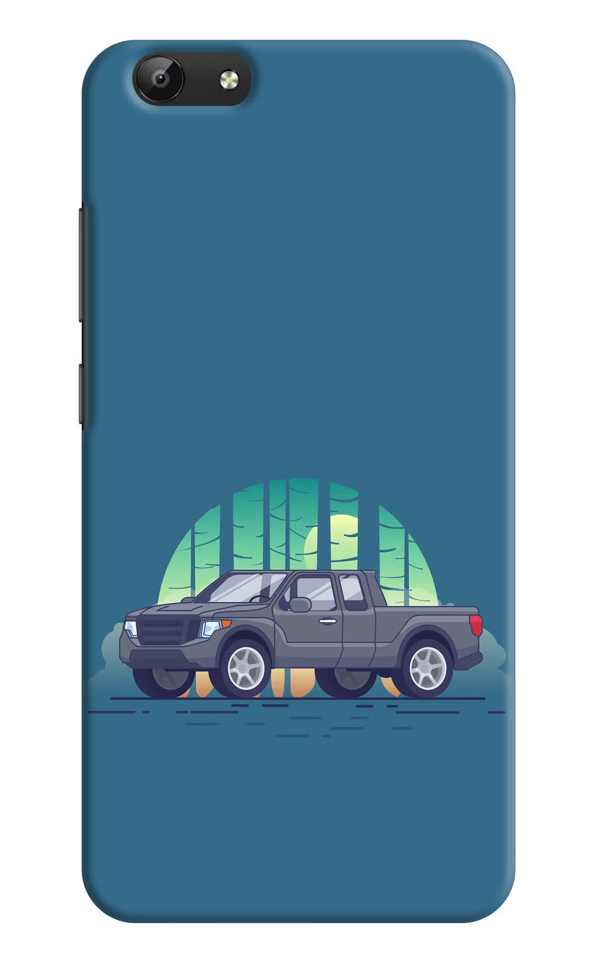 Retro Garage Vibe Vivo Y69 Hard Case Back Cover by Casekaro