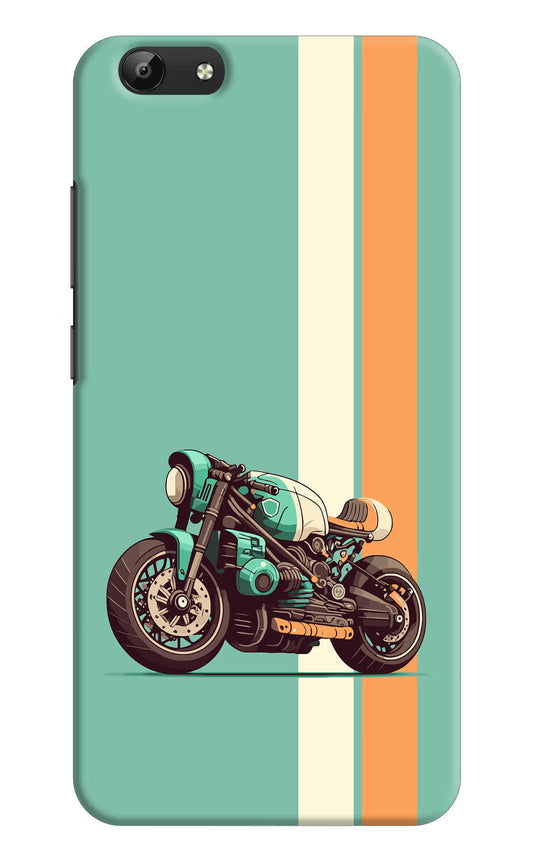 Striped Moto Drift Vivo Y69 Hard Case Back Cover by Casekaro