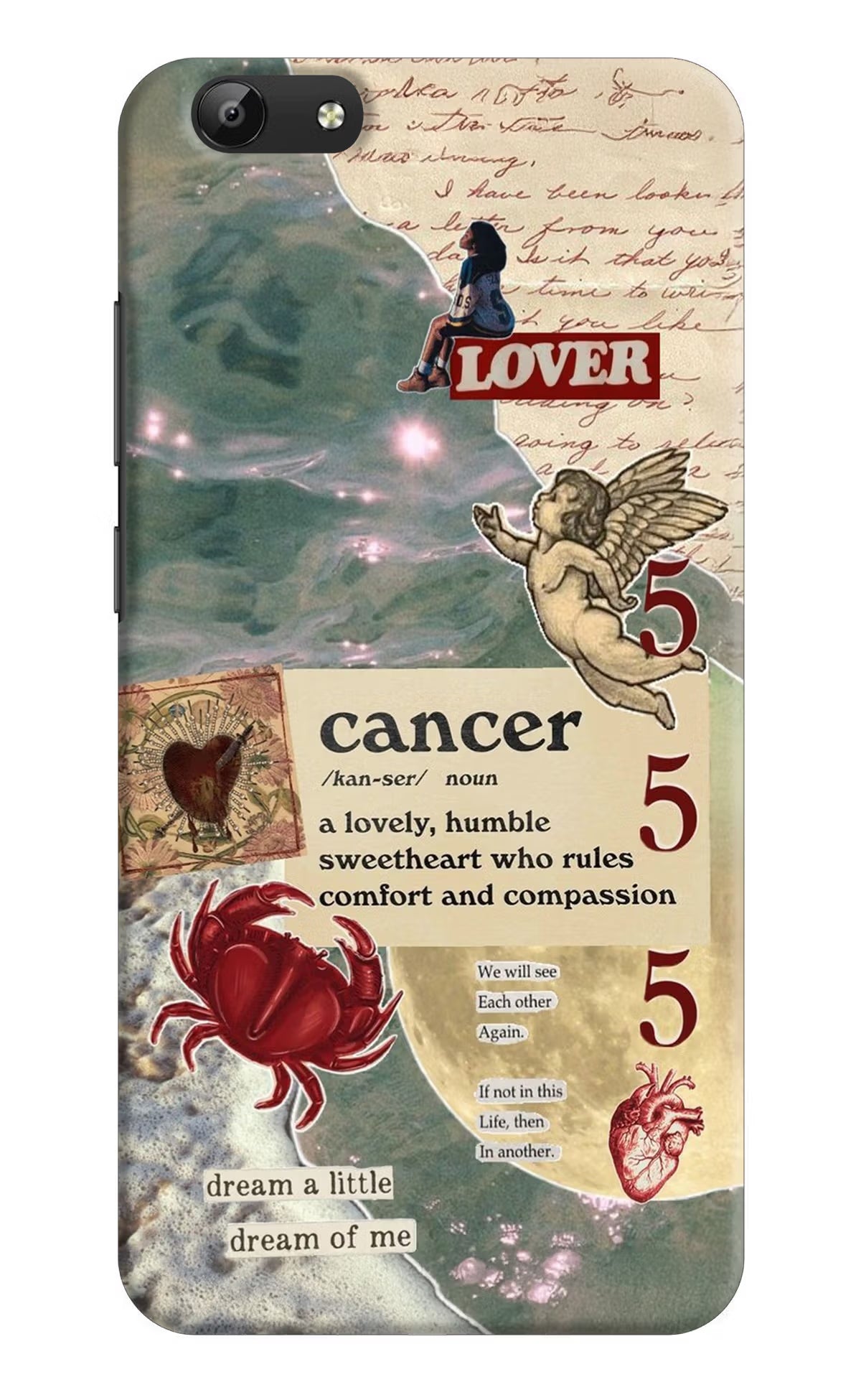 Cancer Zodiac Vivo Y69 Hard Case Back Cover by Casekaro