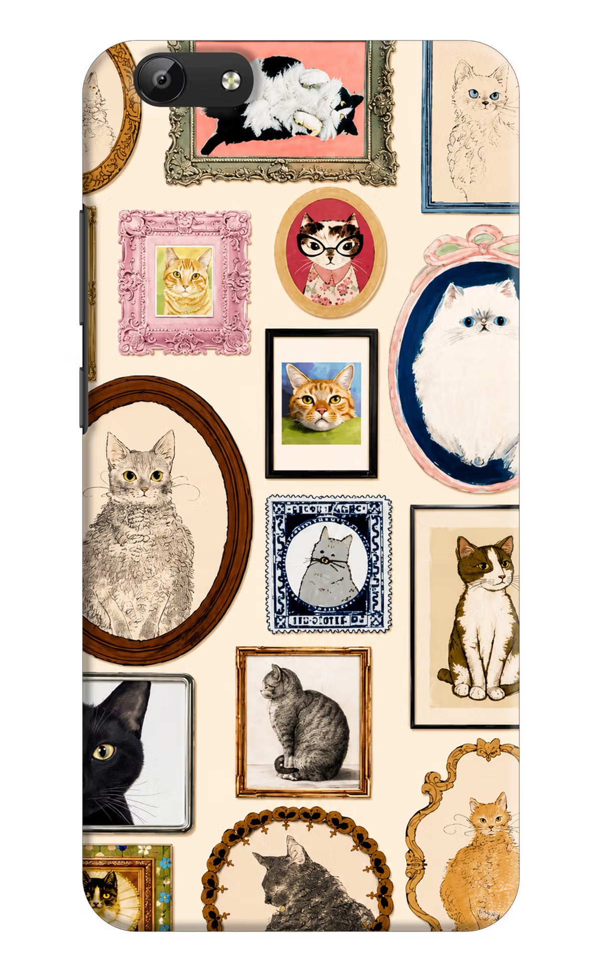 Mirror Cats Vivo Y69 Back Cover