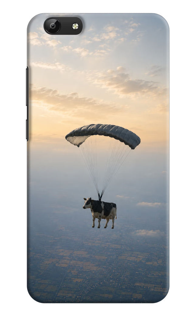 Skydiving Cow Vivo Y69 Hard Case Back Cover by Casekaro