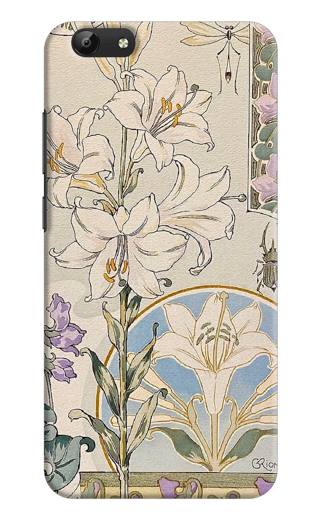 White Lily Vivo Y69 Hard Case Back Cover by Casekaro