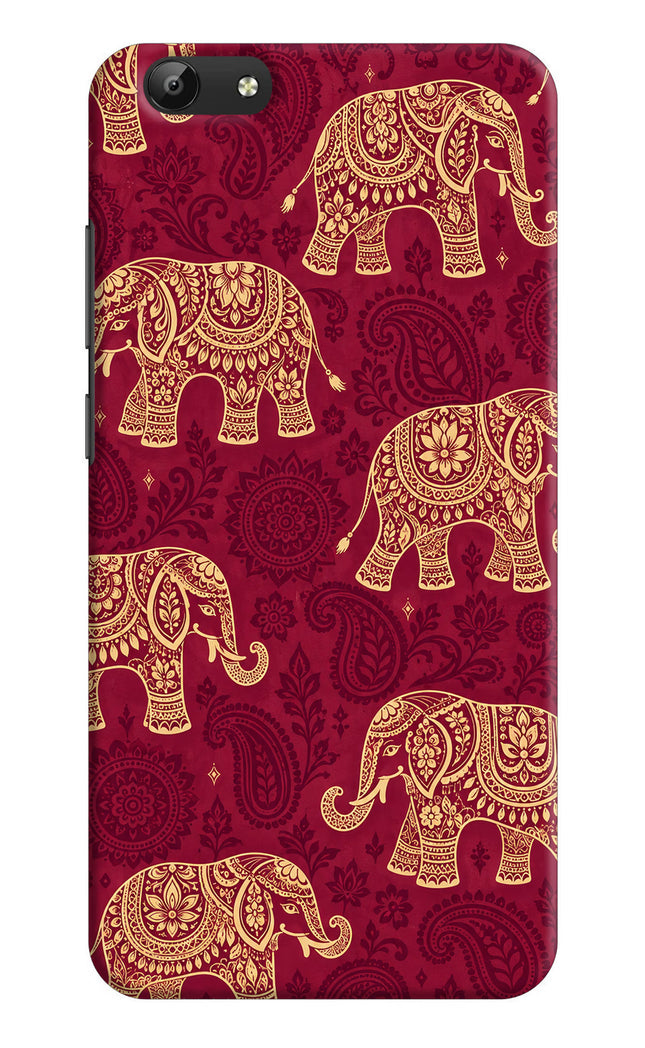 Maroon Elephant Vivo Y69 Hard Case Back Cover by Casekaro