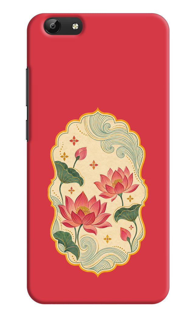 Pink Lotus Vivo Y69 Hard Case Back Cover by Casekaro