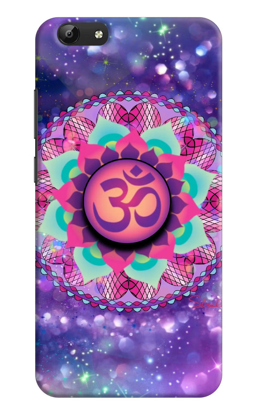 Om Purple Vivo Y69 Pop Case, Hard case