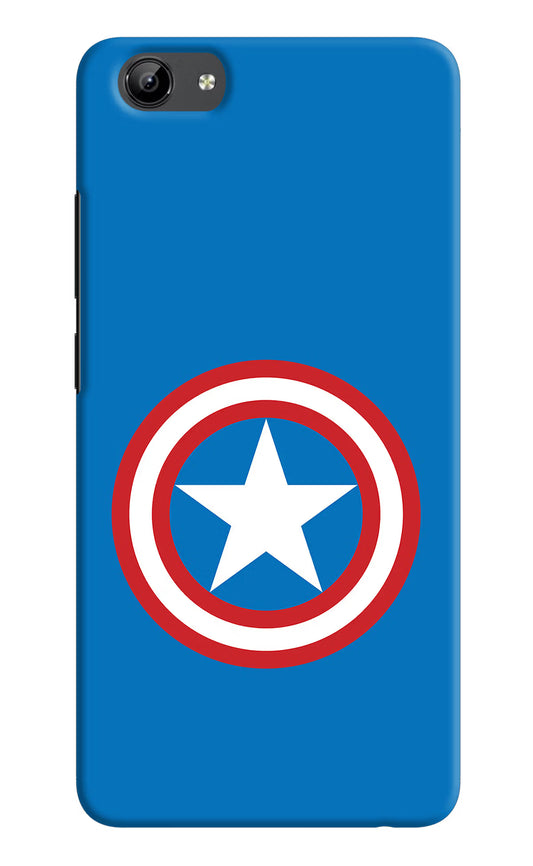 Captain America Logo Vivo Y71 Hard Case Back Cover by Casekaro