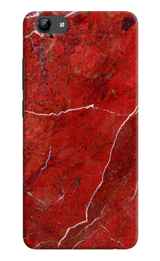 Red Marble Design Vivo Y71 Hard Case Back Cover by Casekaro