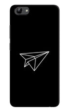 Paper Plane White Vivo Y71 Hard Case Back Cover by Casekaro