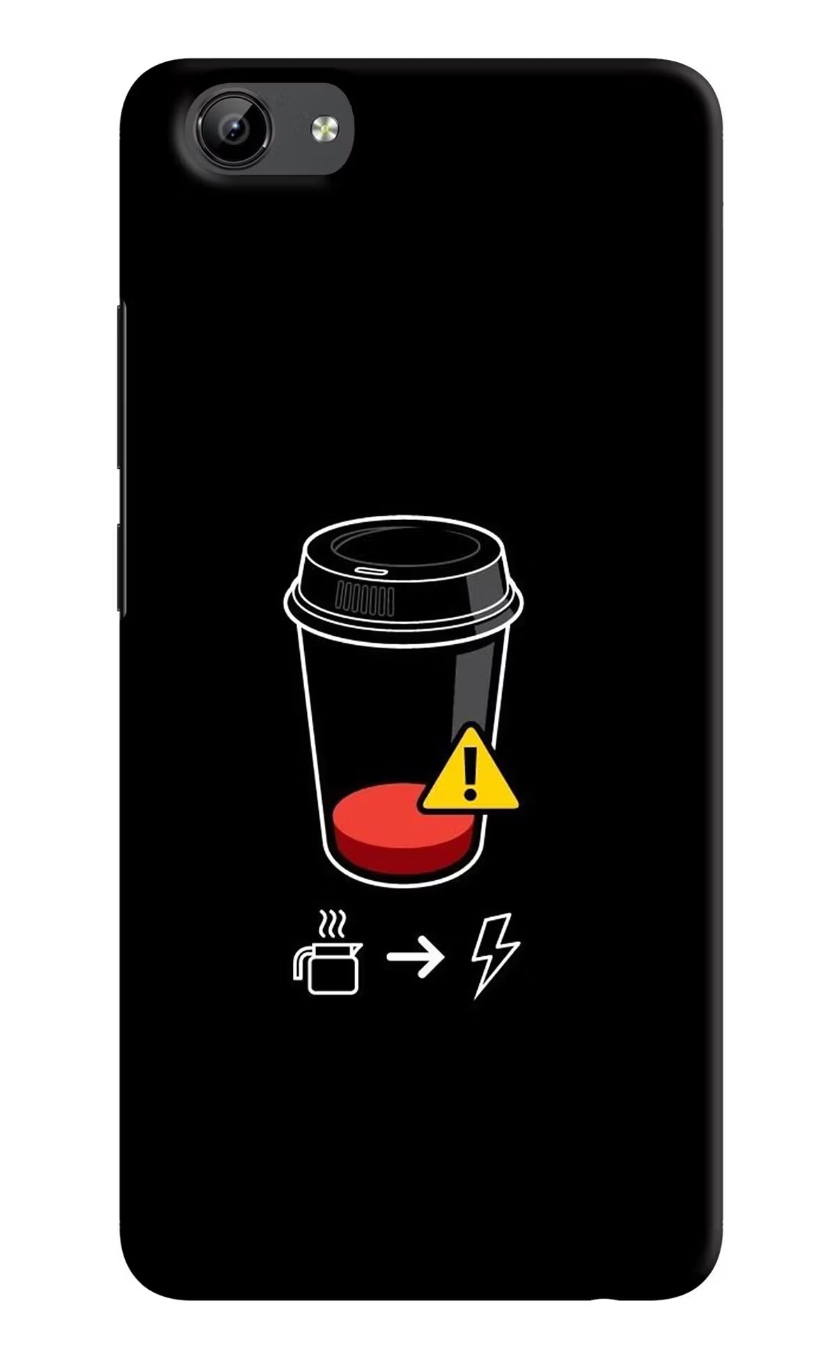 Coffee Vivo Y71 Hard Case Back Cover by Casekaro