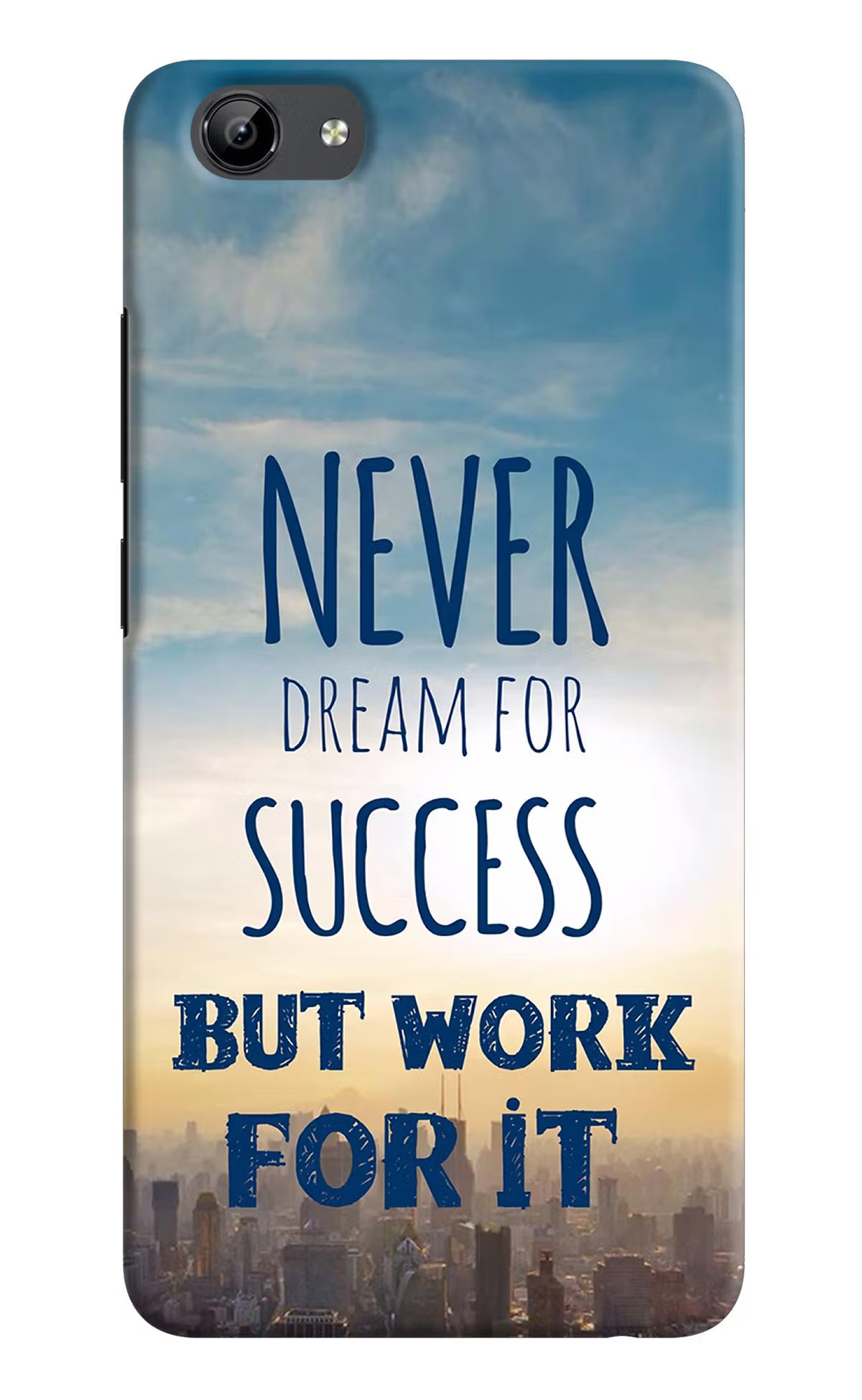Never Dream For Success But Work For It Vivo Y71 Hard Case Back Cover by Casekaro