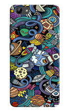 Space Abstract Vivo Y71 Hard Case Back Cover by Casekaro