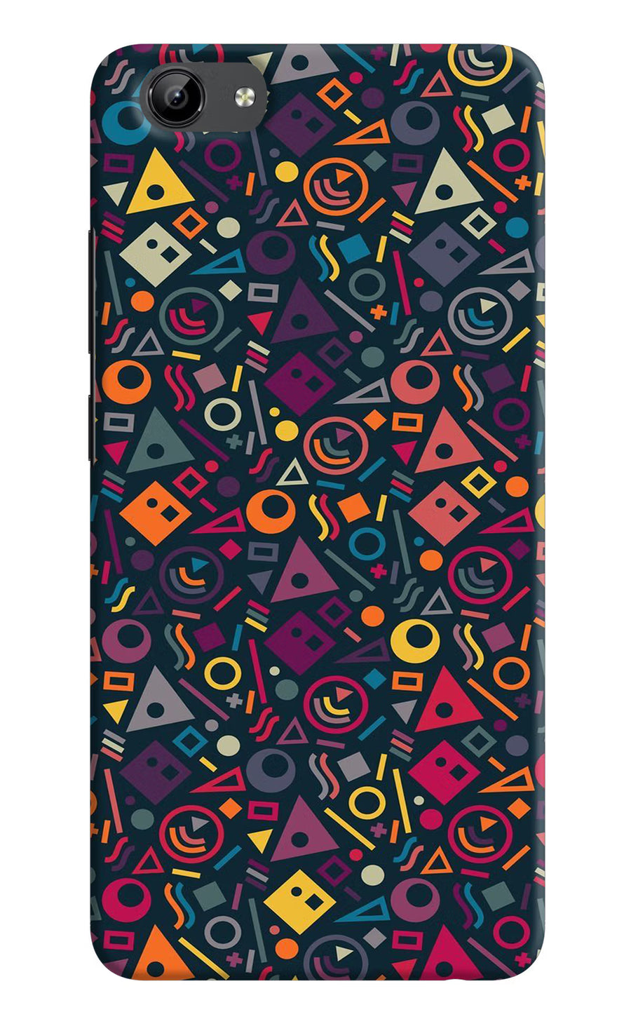 Geometric Abstract Vivo Y71 Back Cover, Hard case