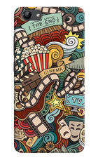 Cinema Abstract Vivo Y71 Hard Case Back Cover by Casekaro