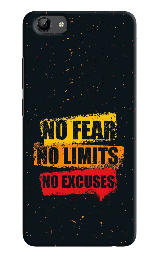 No Fear No Limits No Excuse Vivo Y71 Hard Case Back Cover by Casekaro