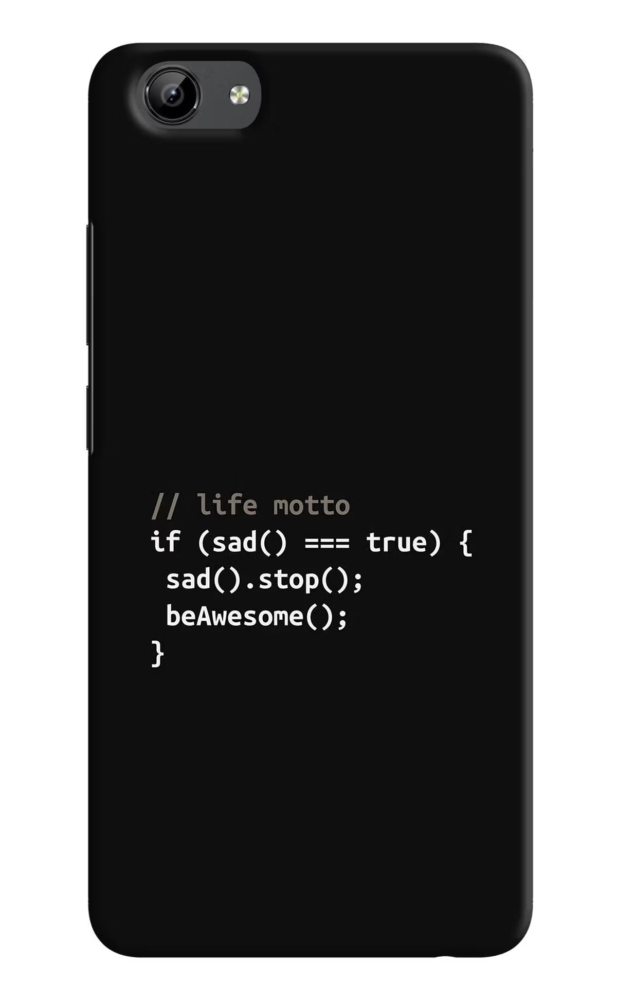 Life Motto Code Vivo Y71 Hard Case Back Cover by Casekaro