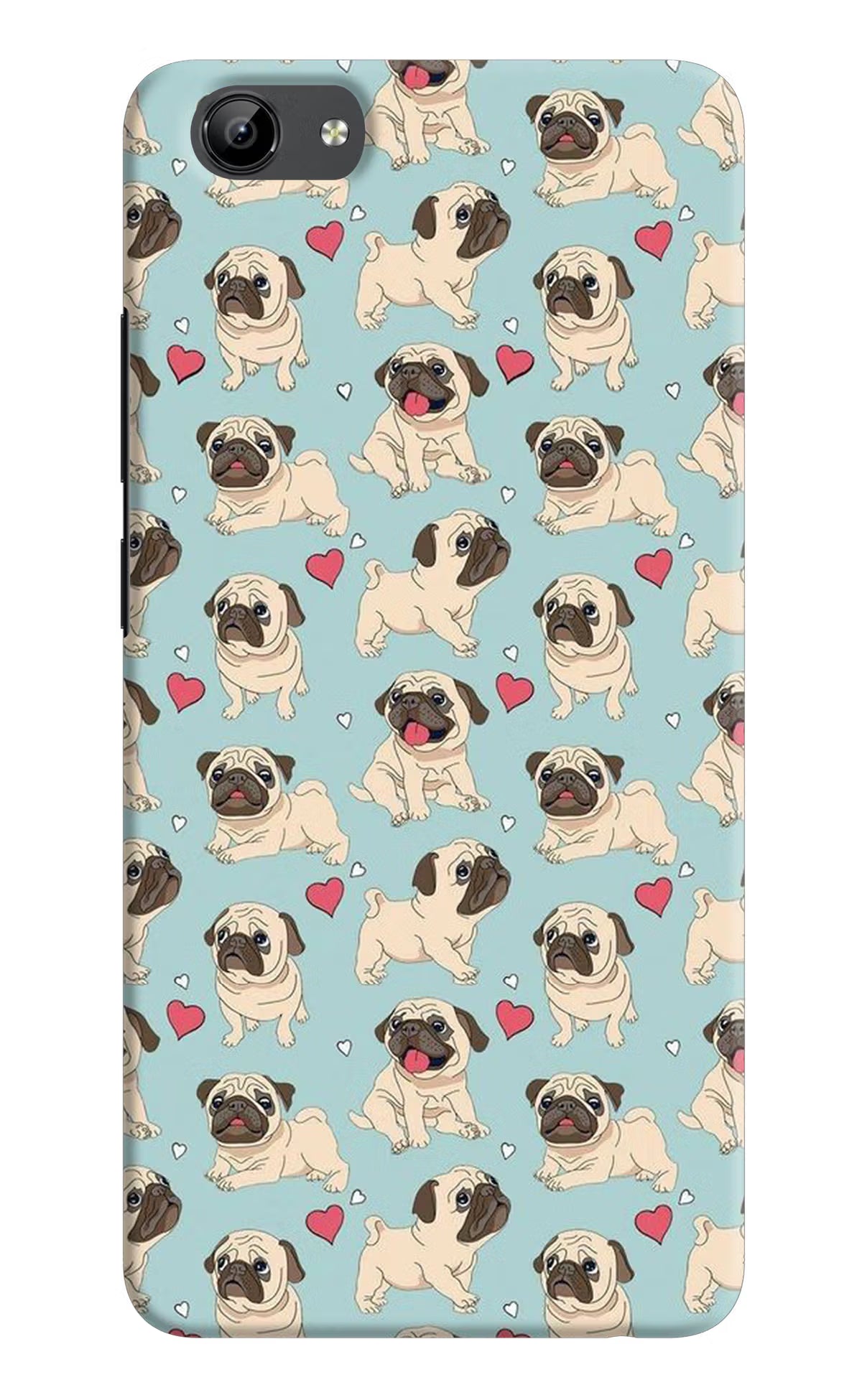 Pug Dog Vivo Y71 Hard Case Back Cover by Casekaro