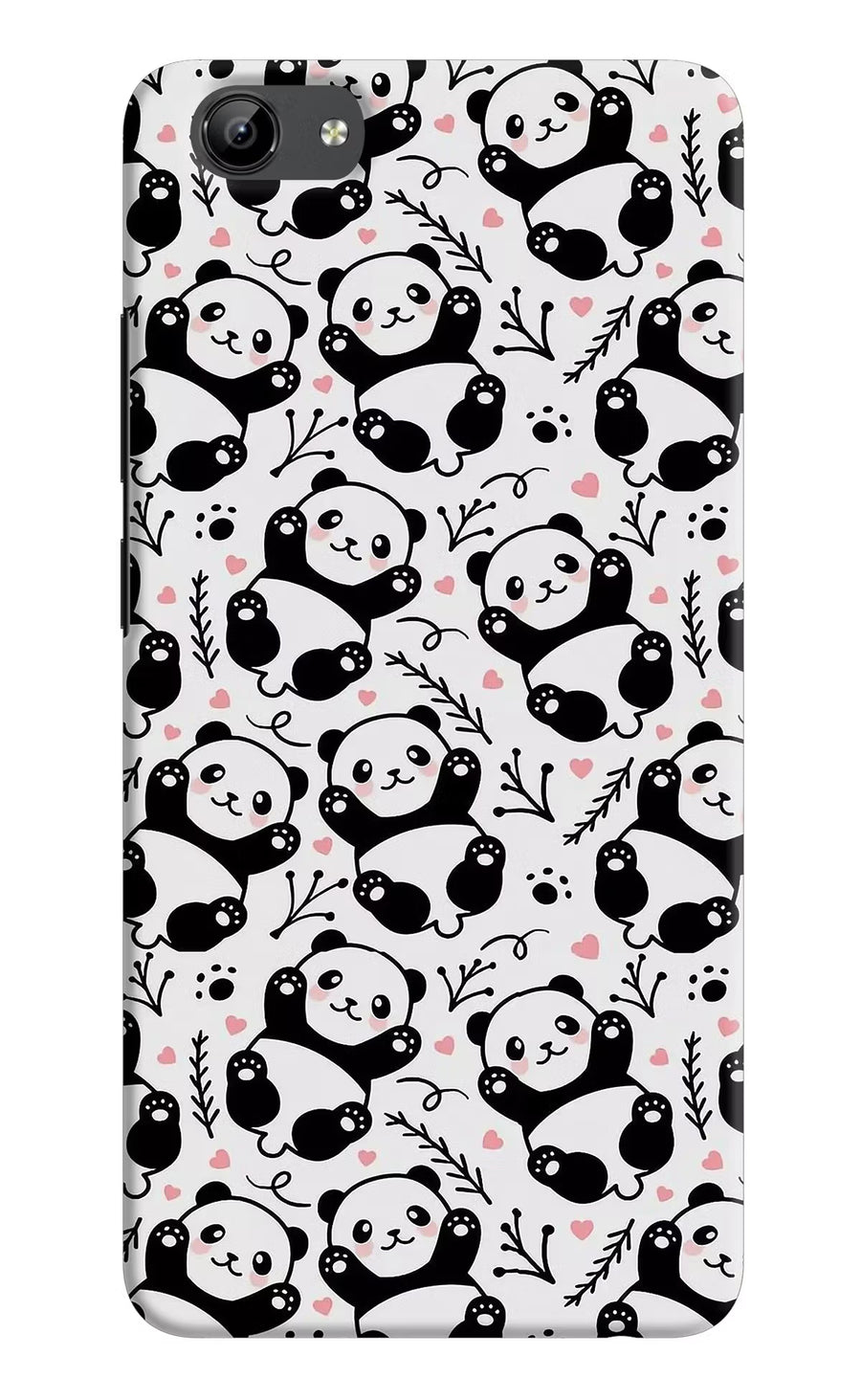 Cute Panda Vivo Y71 Back Cover, Hard case