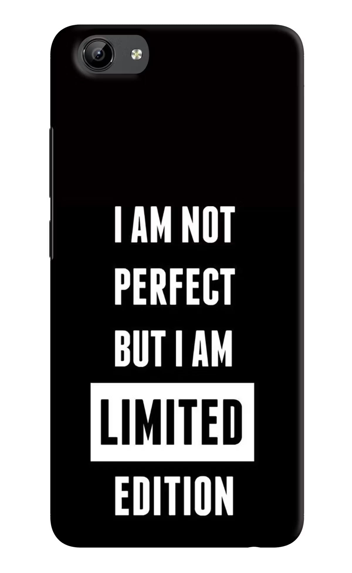 I Am Not Perfect But I Am Limited Edition Vivo Y71 Hard Case Back Cover by Casekaro