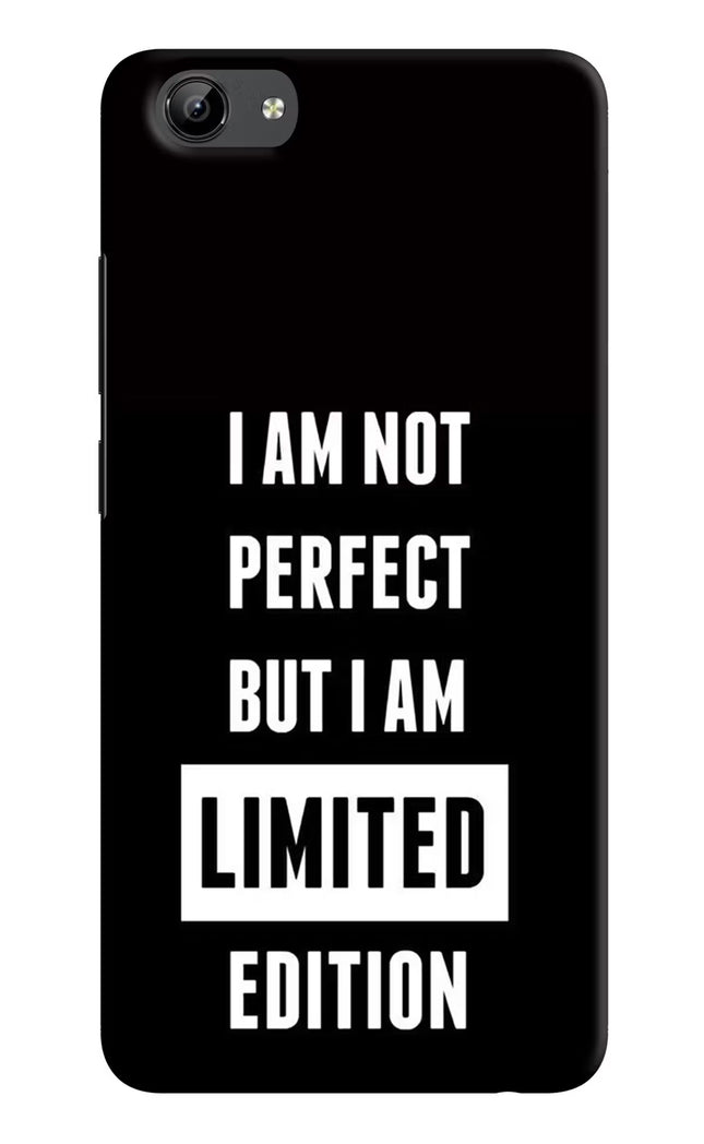 I Am Not Perfect But I Am Limited Edition Vivo Y71 Hard Case Back Cover by Casekaro