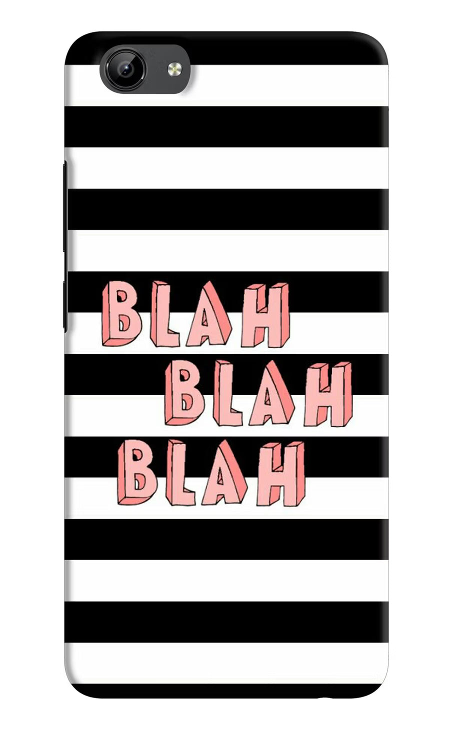 Blah Blah Blah Vivo Y71 Back Cover, Hard case