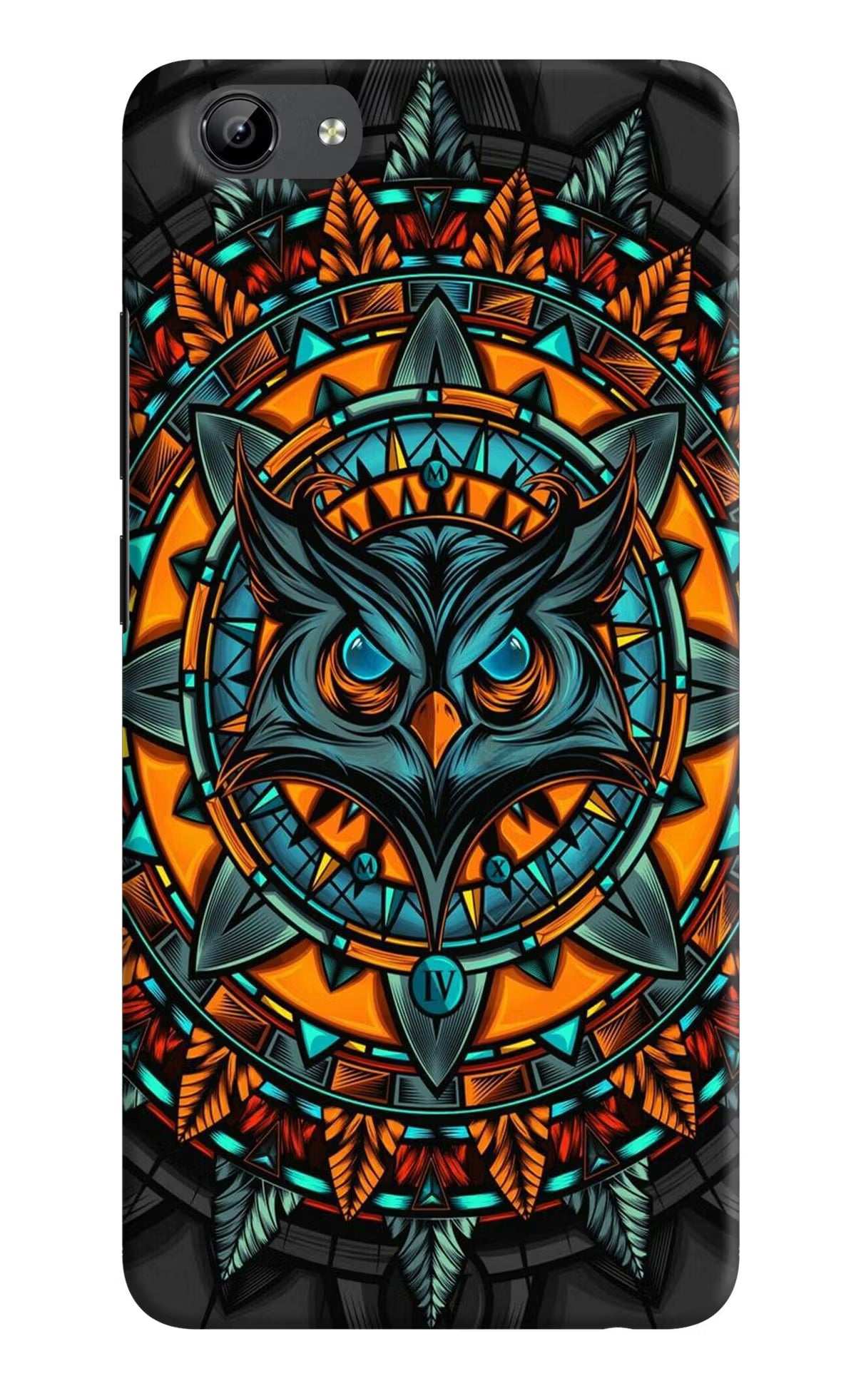 Angry Owl Art Vivo Y71 Hard Case Back Cover by Casekaro