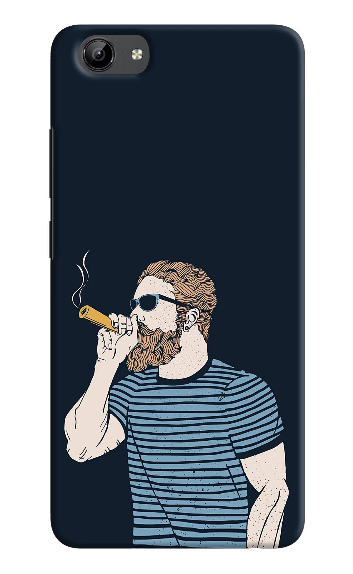 Smoking Vivo Y71 Hard Case Back Cover by Casekaro