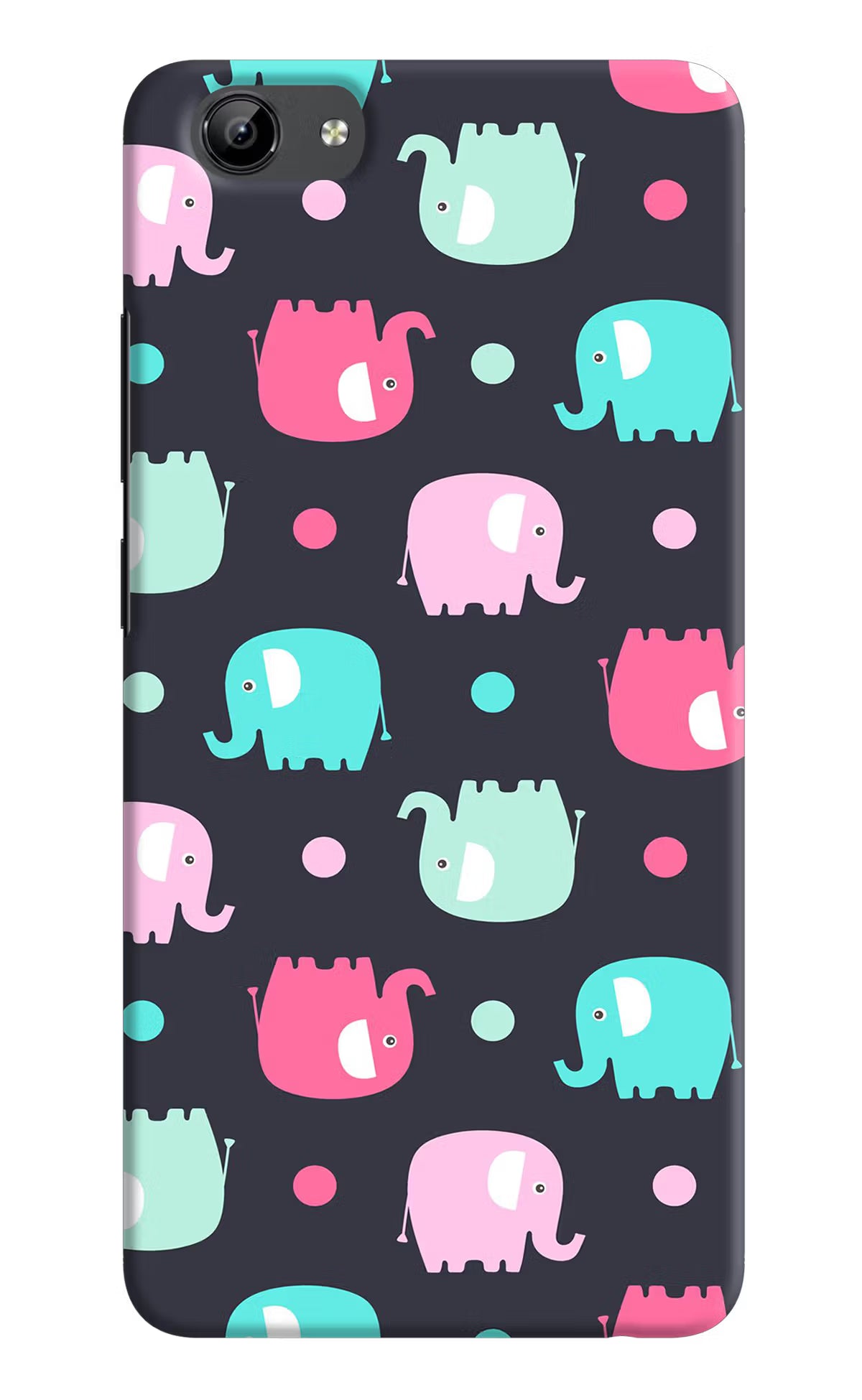 Elephants Vivo Y71 Hard Case Back Cover by Casekaro