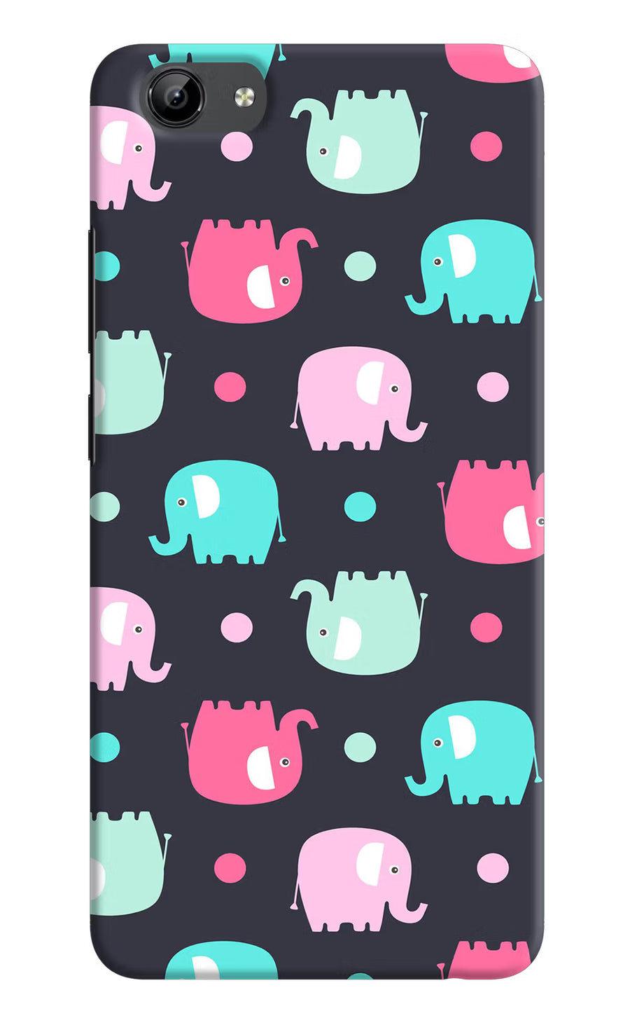 Elephants Vivo Y71 Back Cover, Hard case