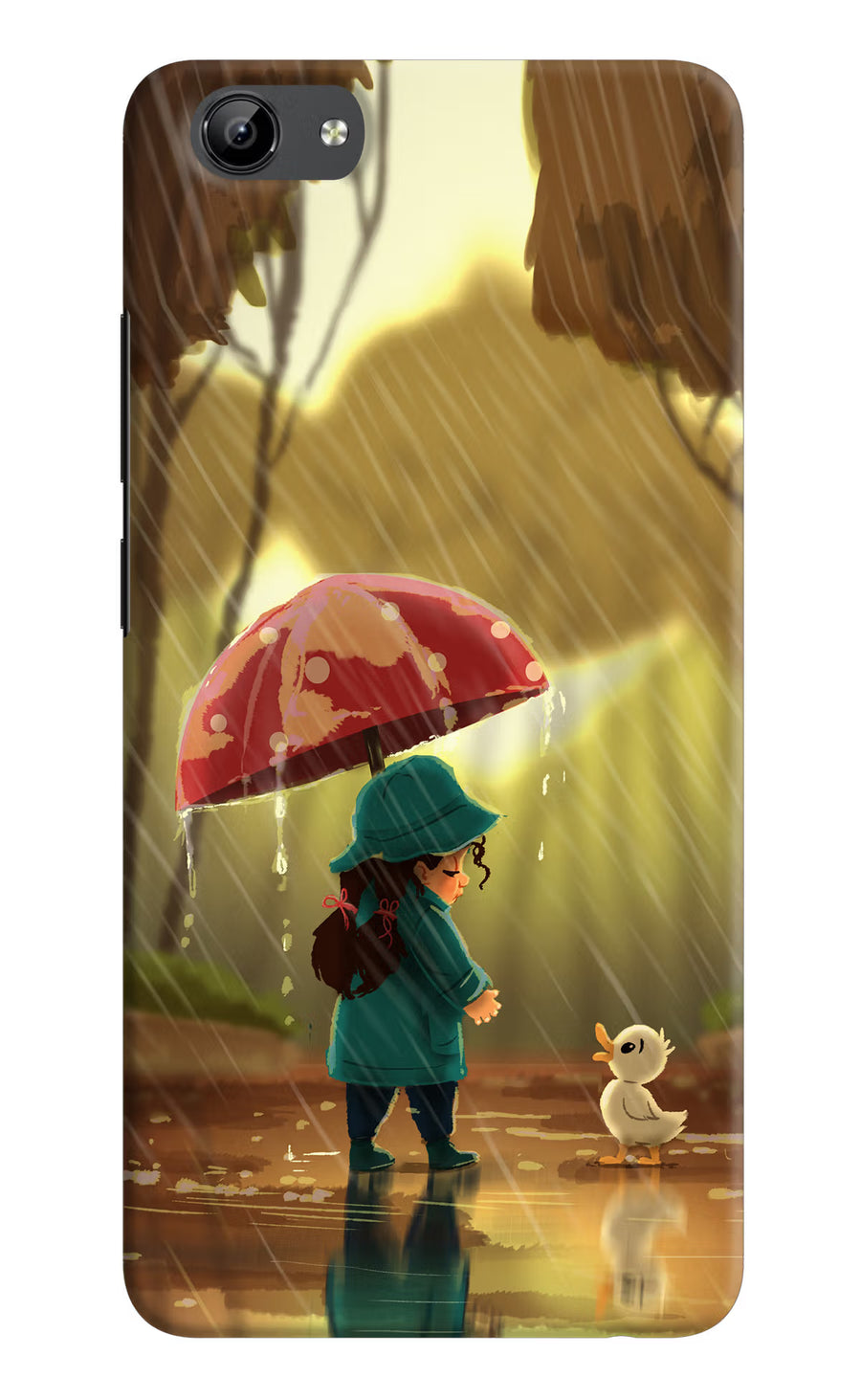 Rainy Day Vivo Y71 Back Cover, Hard case
