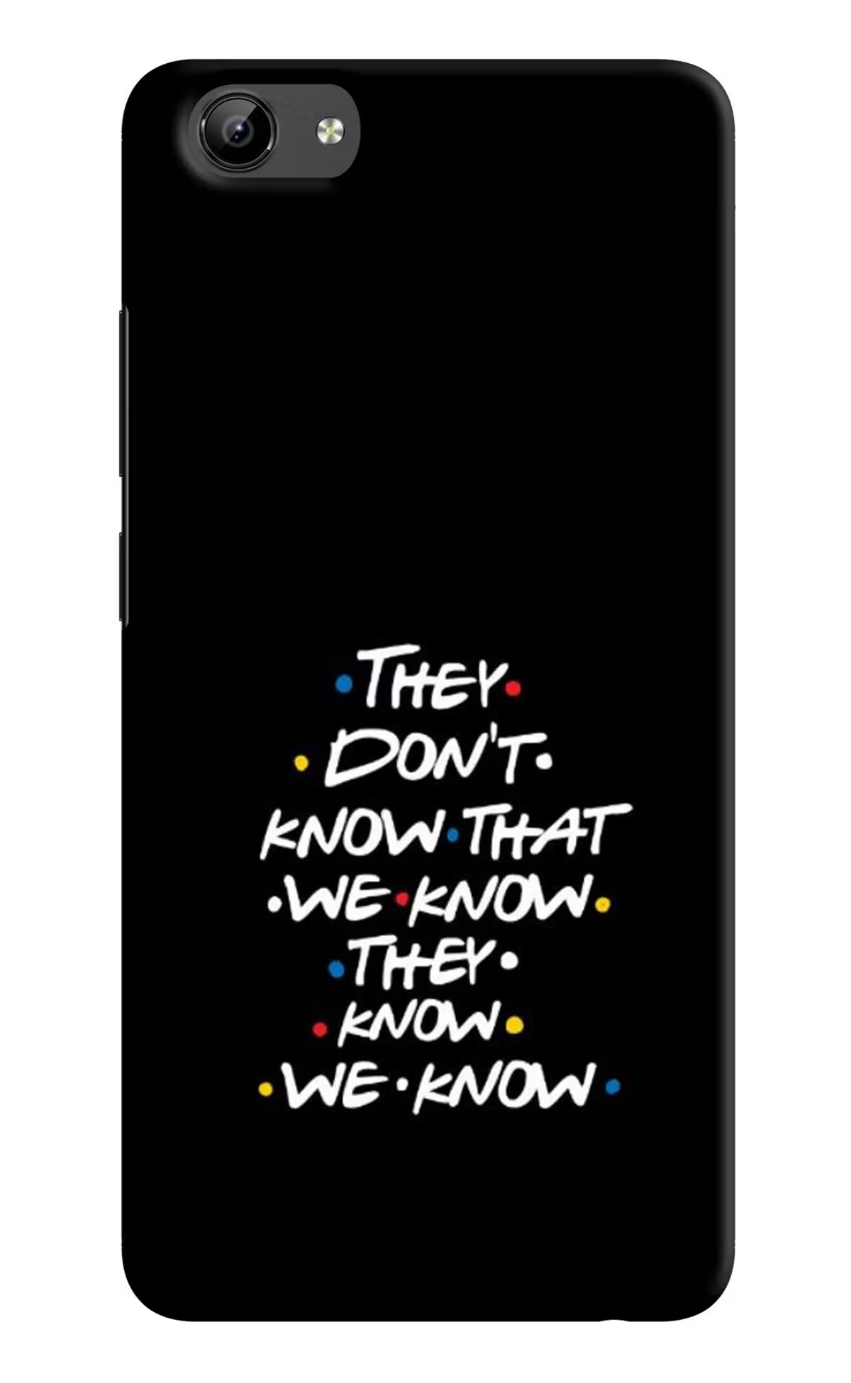 FRIENDS Dialogue Vivo Y71 Hard Case Back Cover by Casekaro