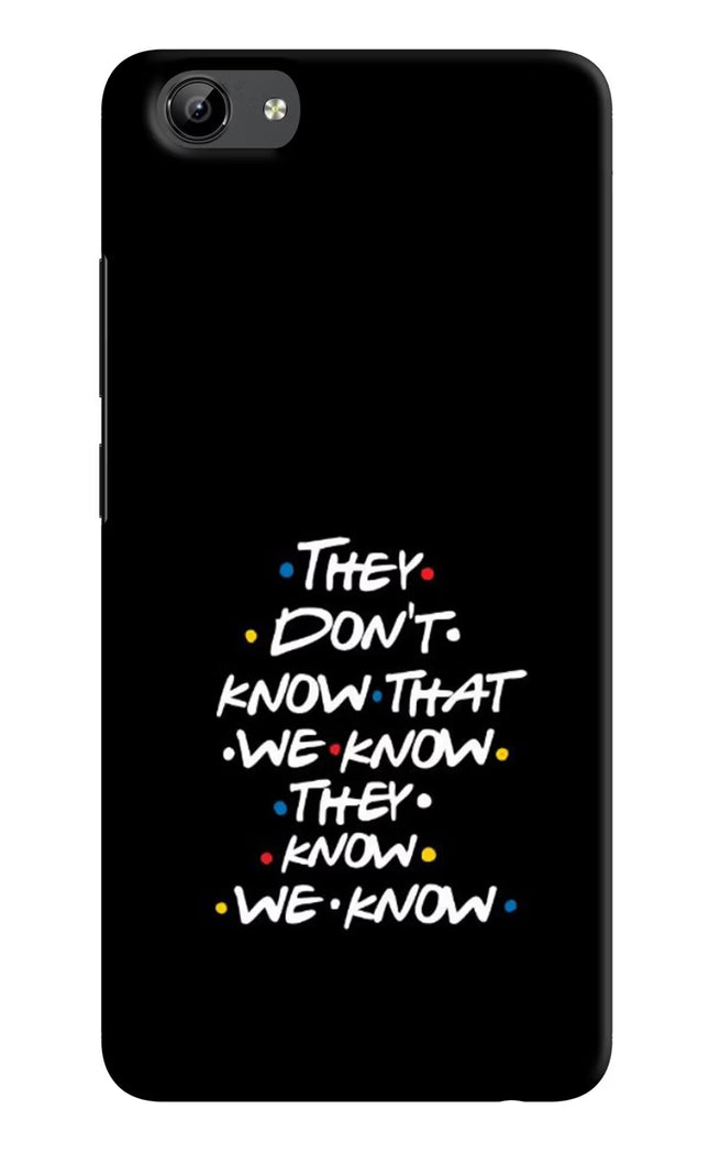 FRIENDS Dialogue Vivo Y71 Hard Case Back Cover by Casekaro