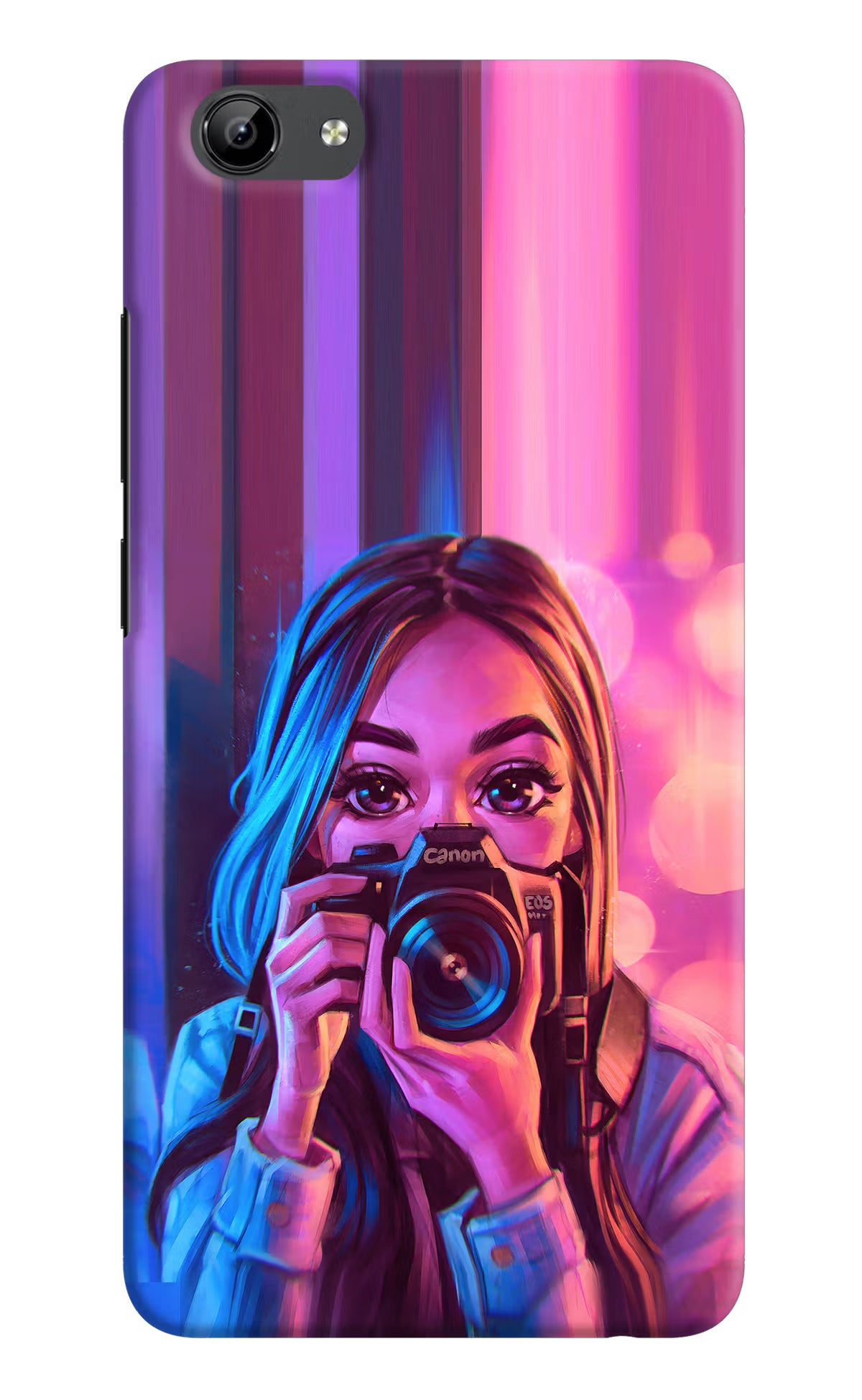 Girl Photographer Vivo Y71 Hard Case Back Cover by Casekaro