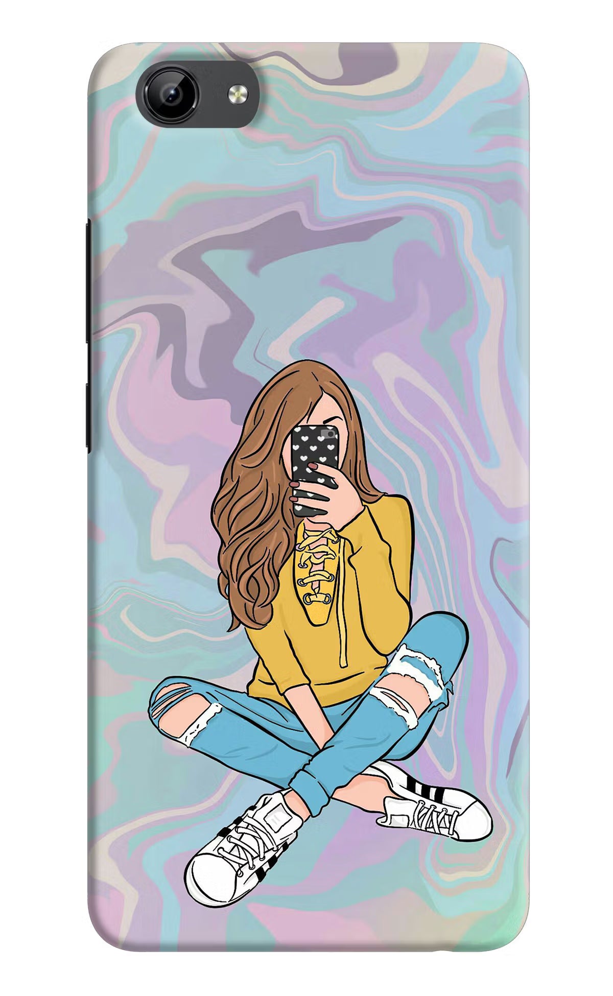 Selfie Girl Vivo Y71 Hard Case Back Cover by Casekaro