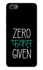 Zero Fucks Given Vivo Y71 Hard Case Back Cover by Casekaro