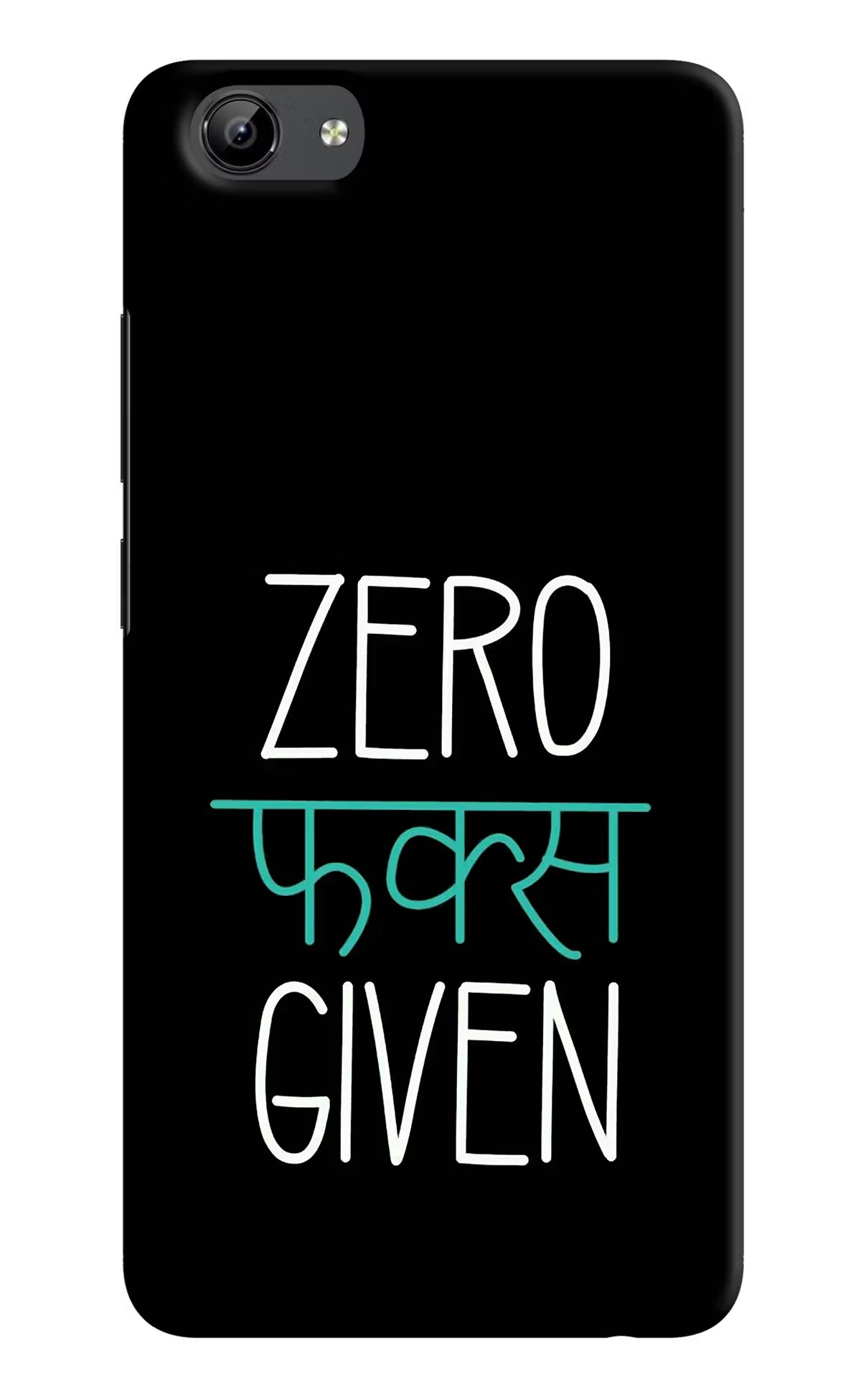 Zero Fucks Given Vivo Y71 Hard Case Back Cover by Casekaro