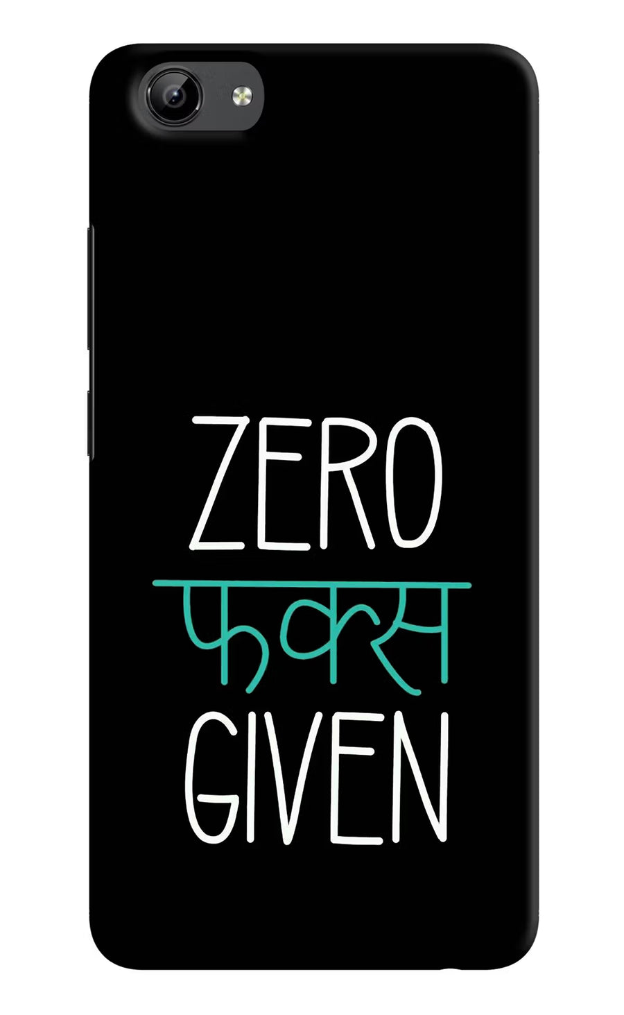 Zero Fucks Given Vivo Y71 Back Cover, Hard case