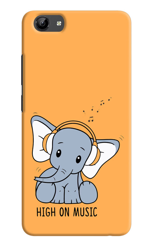 High On Music Vivo Y71 Hard Case Back Cover by Casekaro