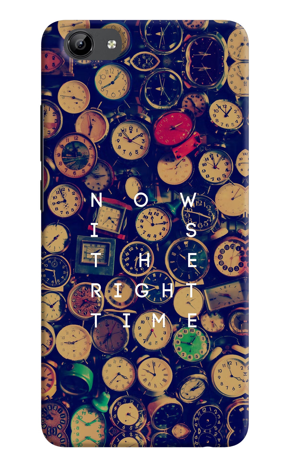 Now is the Right Time Quote Vivo Y71 Hard Case Back Cover by Casekaro