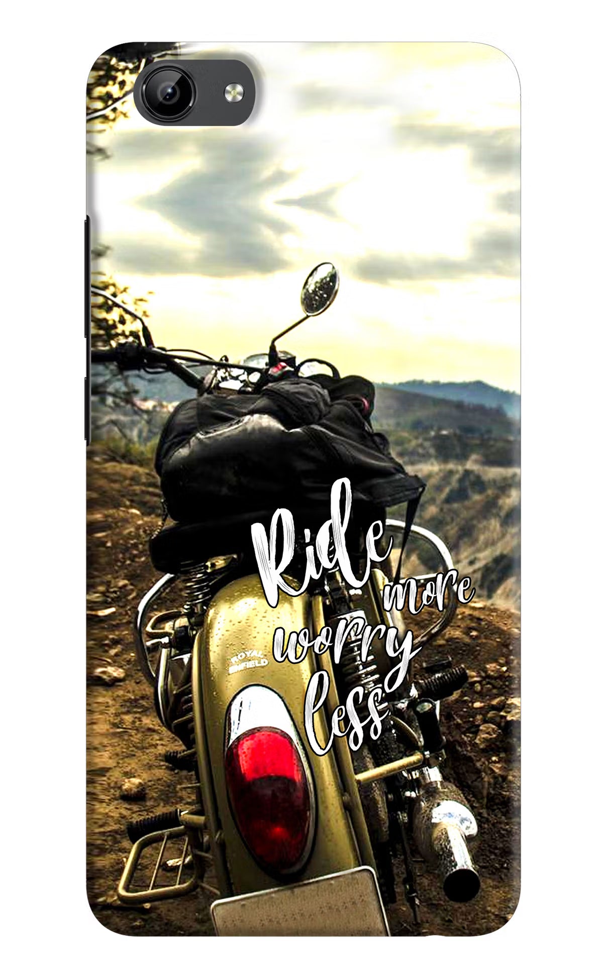 Ride More Worry Less Vivo Y71 Hard Case Back Cover by Casekaro