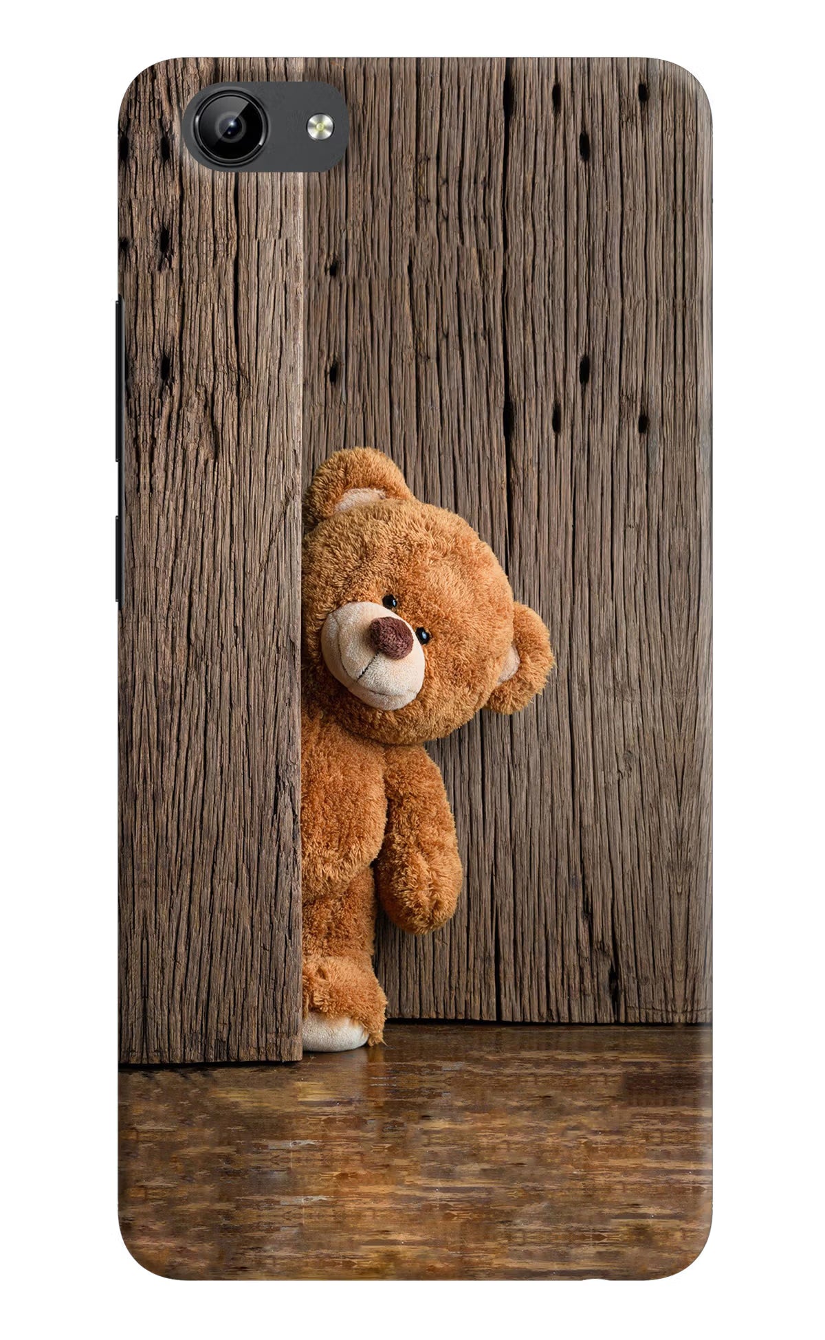 Teddy Wooden Vivo Y71 Hard Case Back Cover by Casekaro