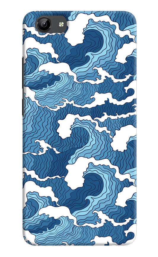 Blue Waves Vivo Y71 Hard Case Back Cover by Casekaro