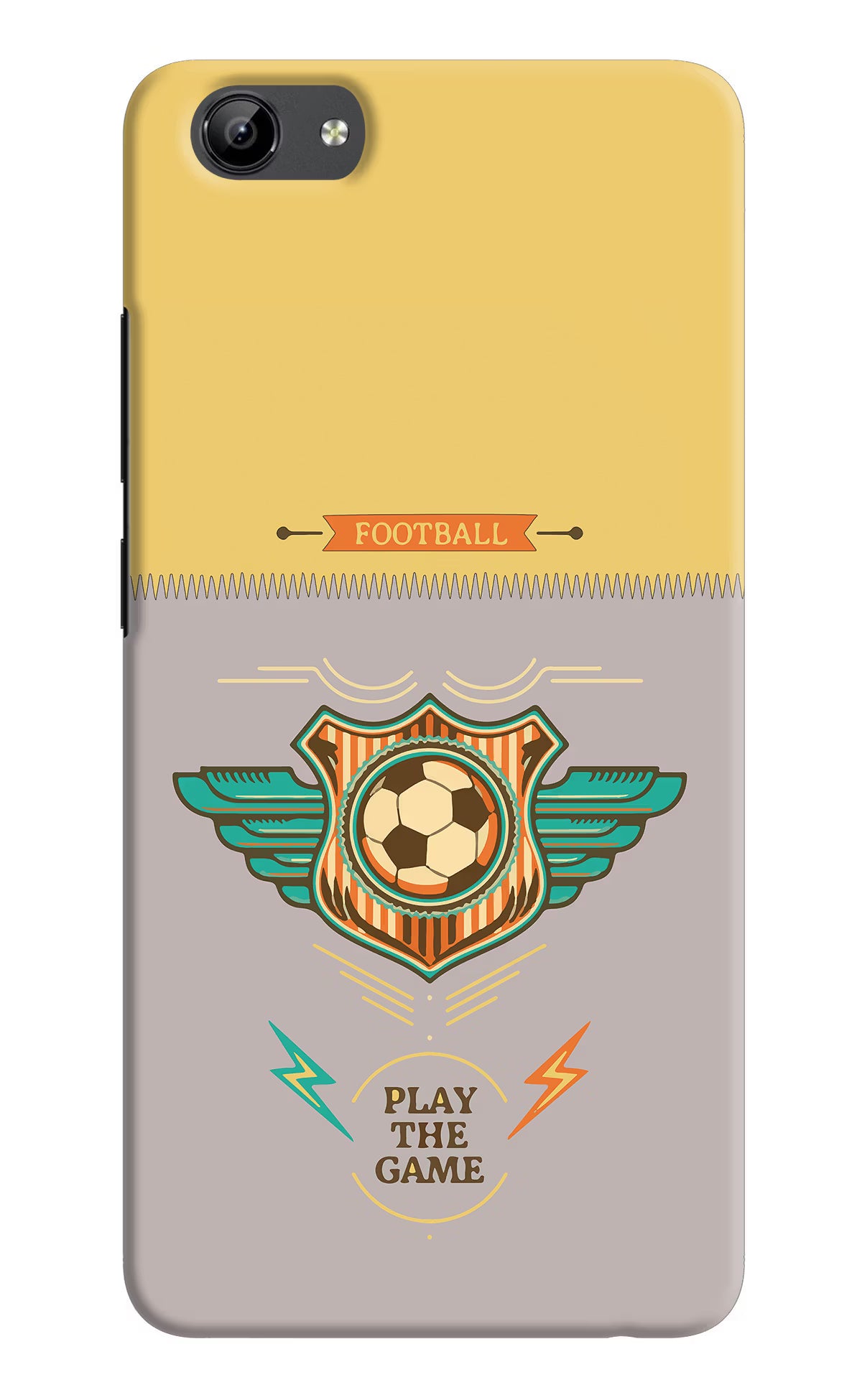 Football Vivo Y71 Hard Case Back Cover by Casekaro