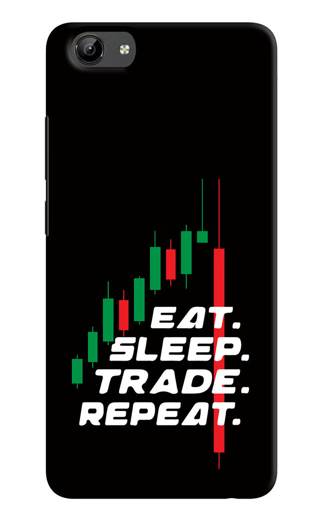 Eat Sleep Trade Repeat Vivo Y71 Hard Case Back Cover by Casekaro