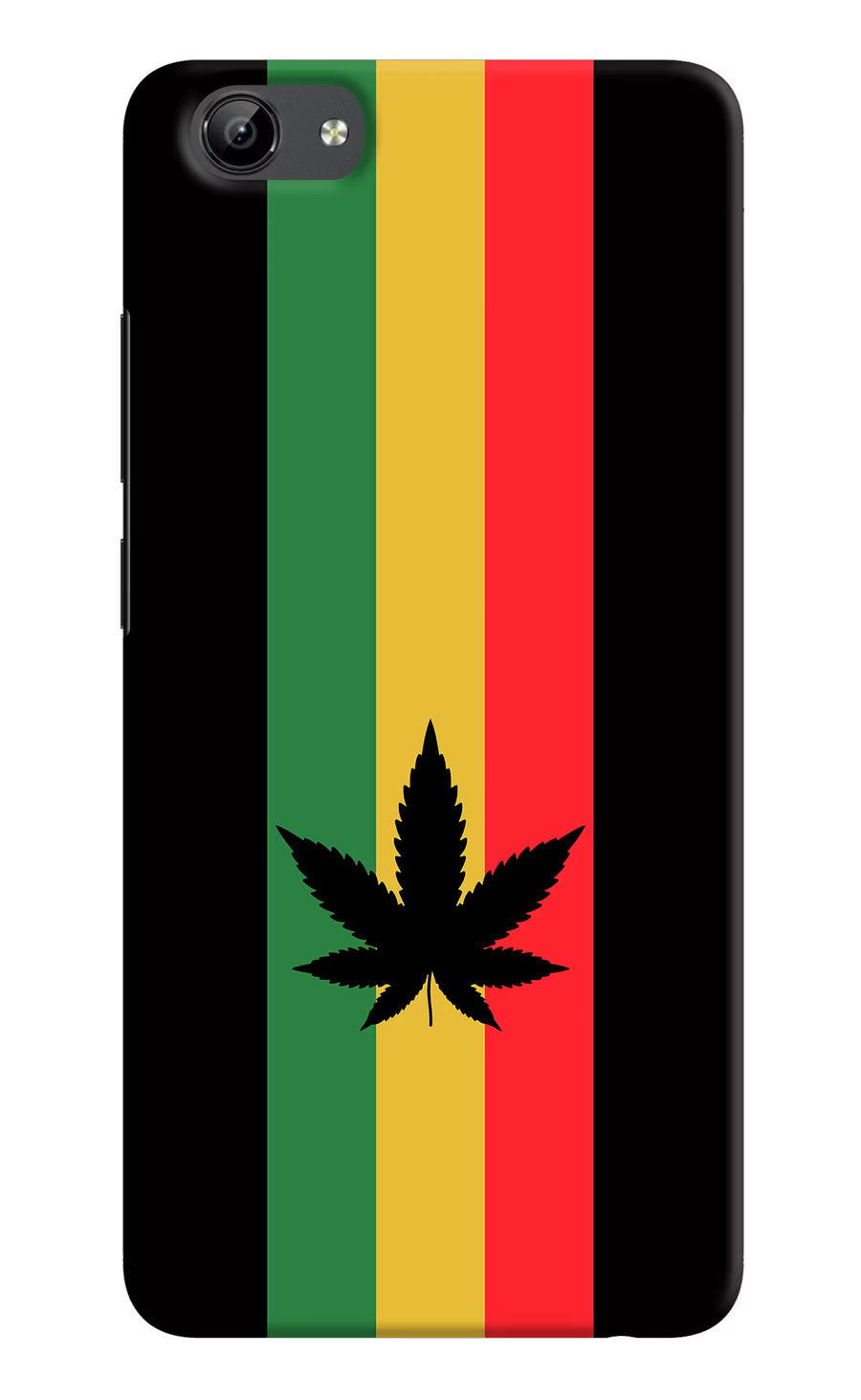 Weed Flag Vivo Y71 Back Cover, Hard case